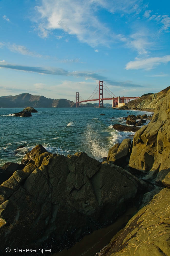 San Francisco Golden Gate Bridge Baker Beach